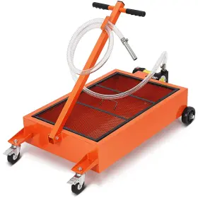 Garveetech 9dmljtigehjyufqfvjohzgwb4 Oil Drain Pan 15 Gal Low Profile With Electric Pump