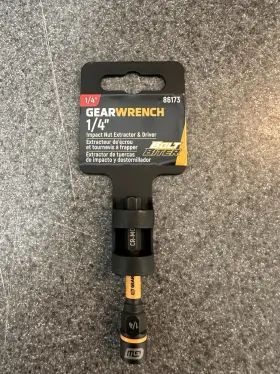 86173 Gearwench -86173 1/4 Inch Bolt Biter Impact Nut Extractor And Driver