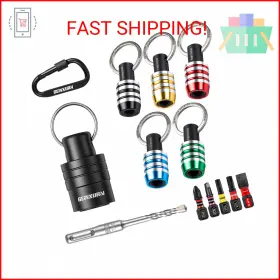 B03sds012-us Geinxurn 12pcs Bit Holder Keychain Set 1/4 Inch Hex And Sds Shank Quick Release Ch