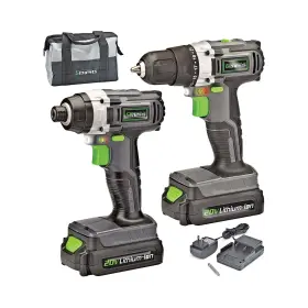 Gl20didka2 Genesis 2-piece 20v Lithium-ion Battery-powered Cordless Variable