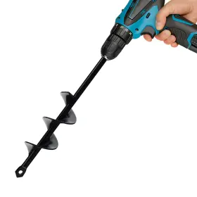 Genubi Industry 602581021018 1.6 Inch X 9 Garden Auger Drill Bit Bulb And Bedding Planter 3/8 Hex Drive