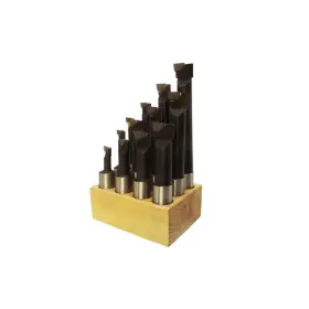 Gorlenke12 Gorlenke Gen-3828 Pc Boring Bar Set 5/8 Shank C6 Carbide Tip 50 Rc