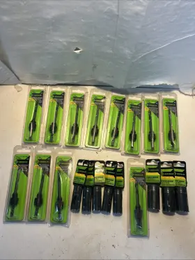 31796 Greenlee 02802 06923 Lot Of Small Arbors 1/4 Inch 7/16 Bi-metal Holesaw 1-1/8 7/8