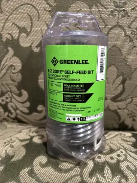 149h2-2-9 Greenlee 149h2-2-9/16 149h2-2 2 Inch 51mm Ez Bore Self Feed Bit