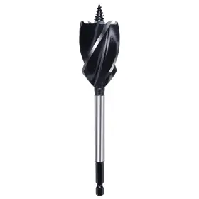 Grixlen 769464895040 1-1/2 In X 6-1/2 Auger Drill Bit For Wood 1/4 Hex Shank 2 Flu