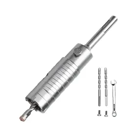 Jdqb01 Grixlen 1-3/4 Inch / 45mm Concrete Hole Saw With Sds Plus Shank Connecting Rodconcret