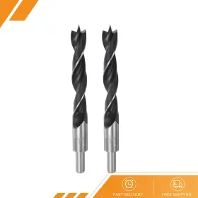 Gryfton 680811067920 2pcs - Brad Point Drill Bits 16mm Dia #45 Steel Round Shank Wood Drilling Bit