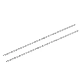 Gryfton 724708686921 2pcs High Speed Steel Extended Twist Drill Bits 4mm Dia. 300mm Length
