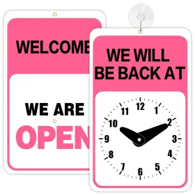Gueer-01 Gueer 762949826195 Will Return Back Sign With Clock Pink For Women Ftwe Small