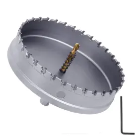 Guicgoc 723497370844 180mm / 7 Inch Metal Hole Saw Drill Bit Carbide Steel Suitable For Stainless