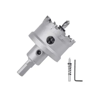 Guicgoc 723497695794 89mm 3.5 Inch Metal Steel Hole Saw With 2 Drill Bits Cutter For Thick Guicgoc 723497695794 89mm 3.5 Inch Metal Steel Hole Saw With 2 Drill Bits Cutter For Thick
