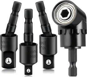 Gy-h105-360a Guyinoyi Right Angle Drill 105 Degree Screwdriver Set One Size 4 Black