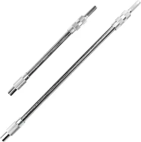 Guyuyii 445008016036 2 Pcs Flexible Drill Bit Extension - 1/4 Inch Magnetic Hex Shaft 360 R