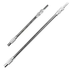 Guyuyii 742297156281 2 Pcs Flexible Drill Bit Extension 1/4 Magnetic Hex Soft Shaft For 360 Bending