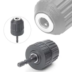 1gs026 Gzyf 0.8-10mm Keyless Drill Chuck Converter 3/8 Inch 24unf 1/4 Hex Shank Sds Adaptor