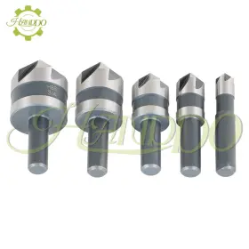 977686 Handdo 5-piece Countersink Drill Bit Set For Metals Wood And Plastic Hss
