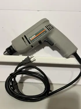 Handi Hw1152 Works 3/8 Inch Single Speed Drill With Reverse And A 7 Piece Bit Set