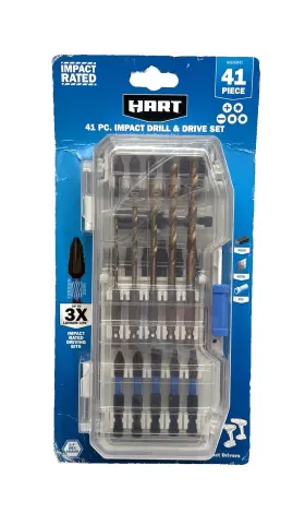 Hadvm41 Hart 41 Piece Impact Drill And Drive Set