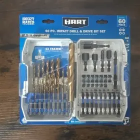 Hadvm60 Hart Impact Drill And Drive Bit Set 60-piece For Driver