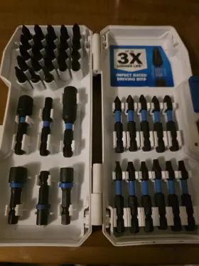 Havs40 Hart 40-piece Impact Driver Bit Set 1/4 Inch Hex Magnetic Holder Socket Adapter Nut