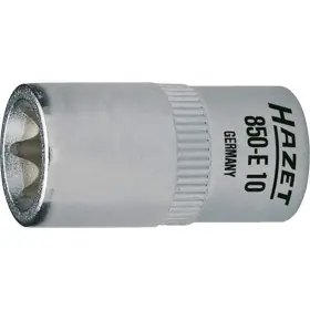 850-e10 Hazet 000896036615 Socket 1/4 Inch Square Torx E10