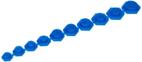 960mgt Hazet 000896097661 Hexagon Profile Magnetic Socket Insert - Multi-colour