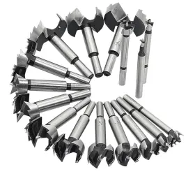 Chifrs16 Hdc New 16 Pc Forstner Drill Bit Set Precision Woodworking Clean Cutting Holes Saw