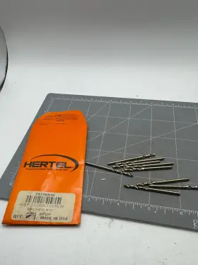 74130915 Hertel Screw Machine Drill Bit #39 Dia 135 Deg Cobalt 1-13/16 Inch Oal - 9pk