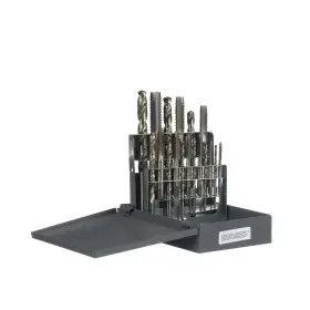 1011-0018 Hhip 18 Piece High Speed Steel Tap And Drill Combo Set