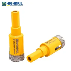 Highdril 624982981531 2pcs Dia20mm Diamond Vacuum Brazed Triangular Shank Drill Bits Hole Saw Cutter Highdril 624982981531 2pcs Dia20mm Diamond Vacuum Brazed Triangular Shank Drill Bits Hole Saw Cutter