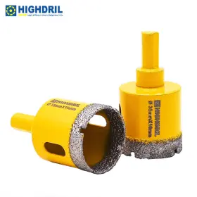 Highdril 791180058331 Diamond Drilling Core Bit 2pcs 35mm Hole Cutter For Granite Marble Tile Saw