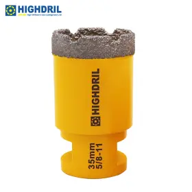 Hd111035203 Highdril Diamon Hole Saw Tile Cutter Drilling Bit Grinder For Ceramic Porcelain Marble