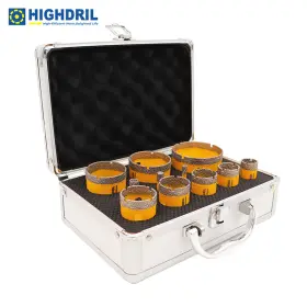 Hd121911405101 Highdril 11pcs/box Diamond Drill Bits Set Tile Ceramic Marble Cutting Tool Hole Saw