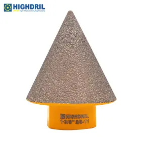 Hd135035203 Highdril Diamond Finger Bits Milling Cone Bit 1-3/8 Inch Hole Saw Ceramic For Angle Grinder