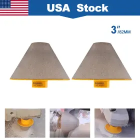 Hd135082203002 Highdril 3-1/4 Inch 82mm Diamond Milling Chamfer Finger Bit For Ceramic Tile Finishing Hole