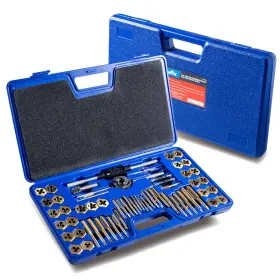 Hf108060 Highfire 60pcs Sae And Metric Tap Die Set With Storage Case Essential Threading Tool
