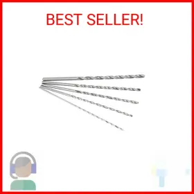 Hilitand 654936716889 5pcs 150mm Extra Long Drill Bit High Speed Steel Straight Shank Tool Sets 2-5 Mm