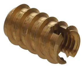 Hillman 008236025217 Brass Wood Insert 6-32 Thread 11/64 Inch Drill Size - High Quality And Durable