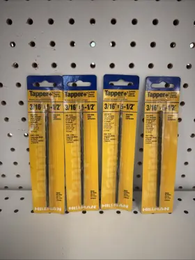 375225 Hillman Tapper 3/16 Inch S X 5-1/2 L Carbide Tipped Drill Bit Pack -4