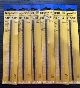 375227 Hillman 6 -hillman 3/16 Inch X 7-1/2 Tapcon Carbide-tipped Masonry Drill Bit