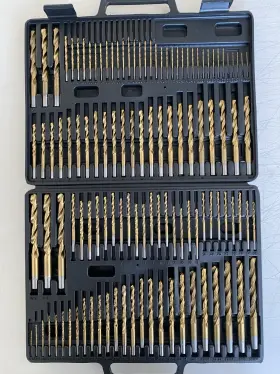 Hiltex 756554758194 115-piece Titanium Nitrate Coated Drill Bit Set