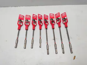 435001 Hilti Nos 1/4 Inch -8 Te-cx Sds-plus Masonry Hammer Drill Bits Germany 8pc Lot