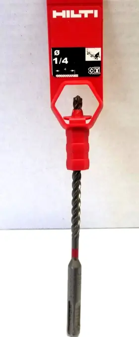 Hilti 613023650034 Masonry Drill Bit With Sds Plus Shank - Te-cx 1/4 Inch X 6 #435000