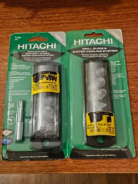 728023 Hitachi 728019 Diamond Drill With Guide Water Cooling System Nip