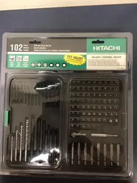 728492 Hitachi Drill And Drive Bit Set 102 Piece