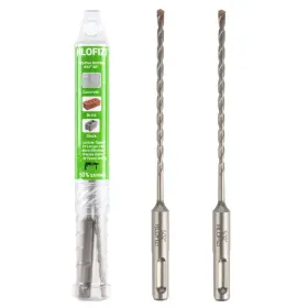 Plus532x6p2 Hlofizi 5/32 Inch X 6 Sds Plus Hammer Drill Bits Masonry Carbide Ti