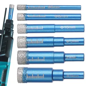 Ejs10jjx9lu16jyb30cv2lt5 Homaisson 6-pack Diamond Drill Bits Set Hole Saw Kit With Quick Chan