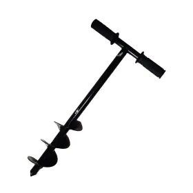 Homsky 226126767748 Hand Operated Auger Drill Bit For Planting T Shaped 4 Inch X24 Garden Spir