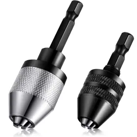 Honoson Honoson-4567921359456 Keyless Drill Chuck Bit 1/4 Inch Hex Shank Fast