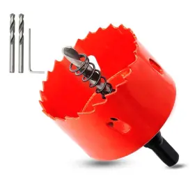 Hordion 779296925310 60mm/2 3/8 Inch Hole Saw Bi-metal Drilling Tool With Twist Drill Bit
